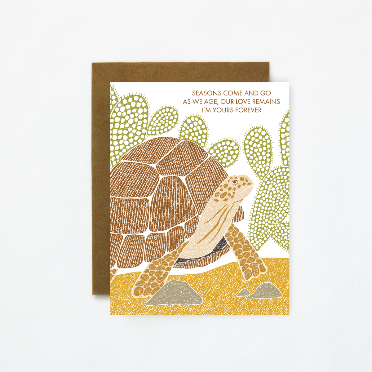 Our Love Remains Anniversary and Love Greeting CardQUIET LINES