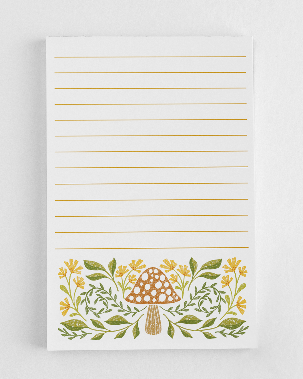 Toadstool Lined Notepad