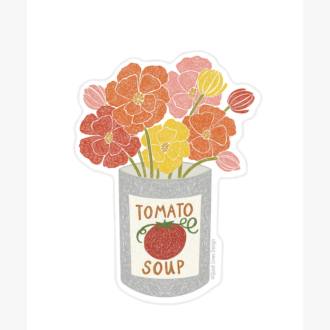 Tomato Soup Can Vinyl Sticker