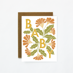 Baby Blooms - New Baby Greeting Card