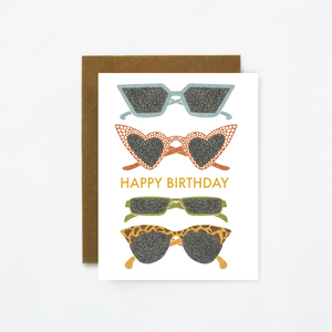 Birthday Sunglasses - Birthday Greeting Card