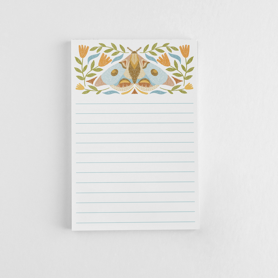 Summer Moth Notepad