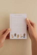Load image into Gallery viewer, Many Hands To-Do List Notepad
