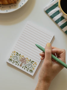 Toadstool Lined Notepad