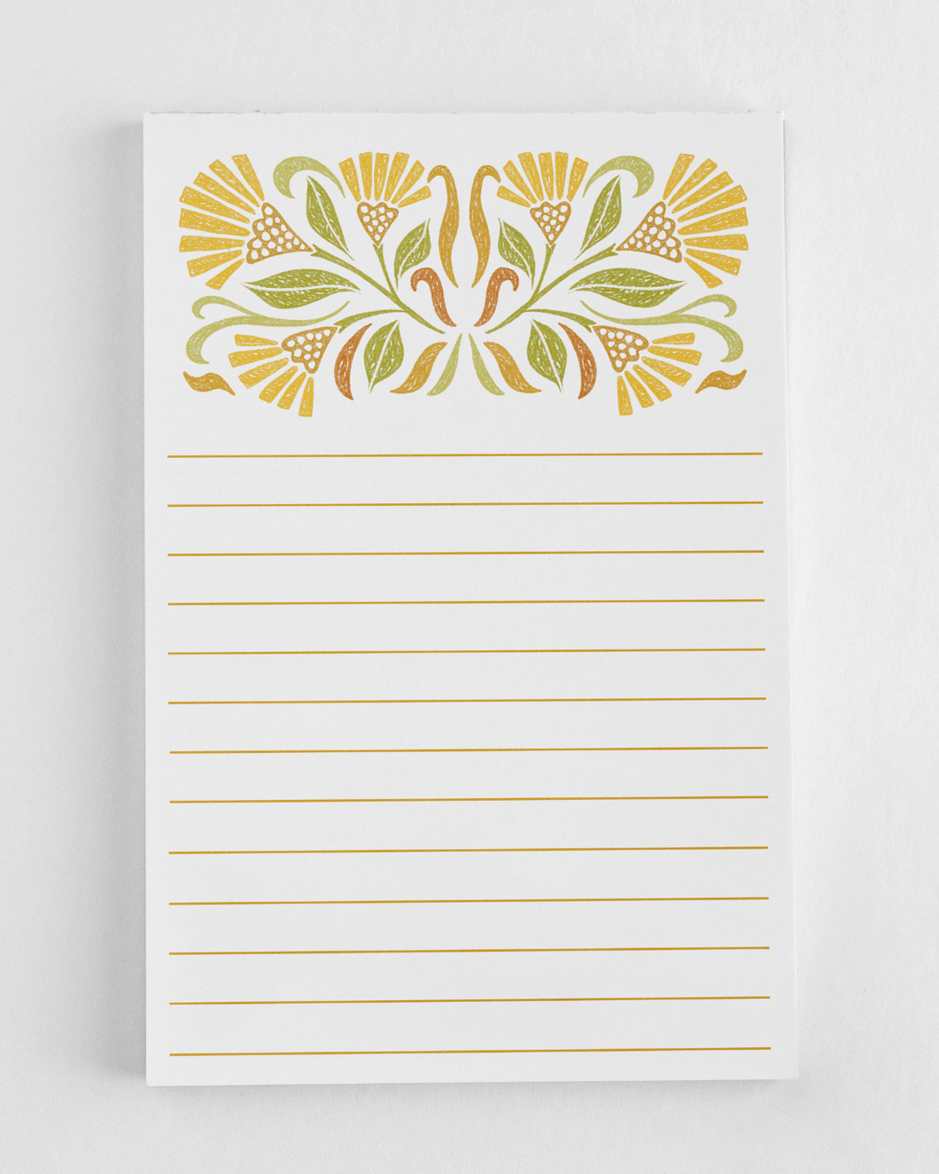 Sunshine Blooms Lined Notepad
