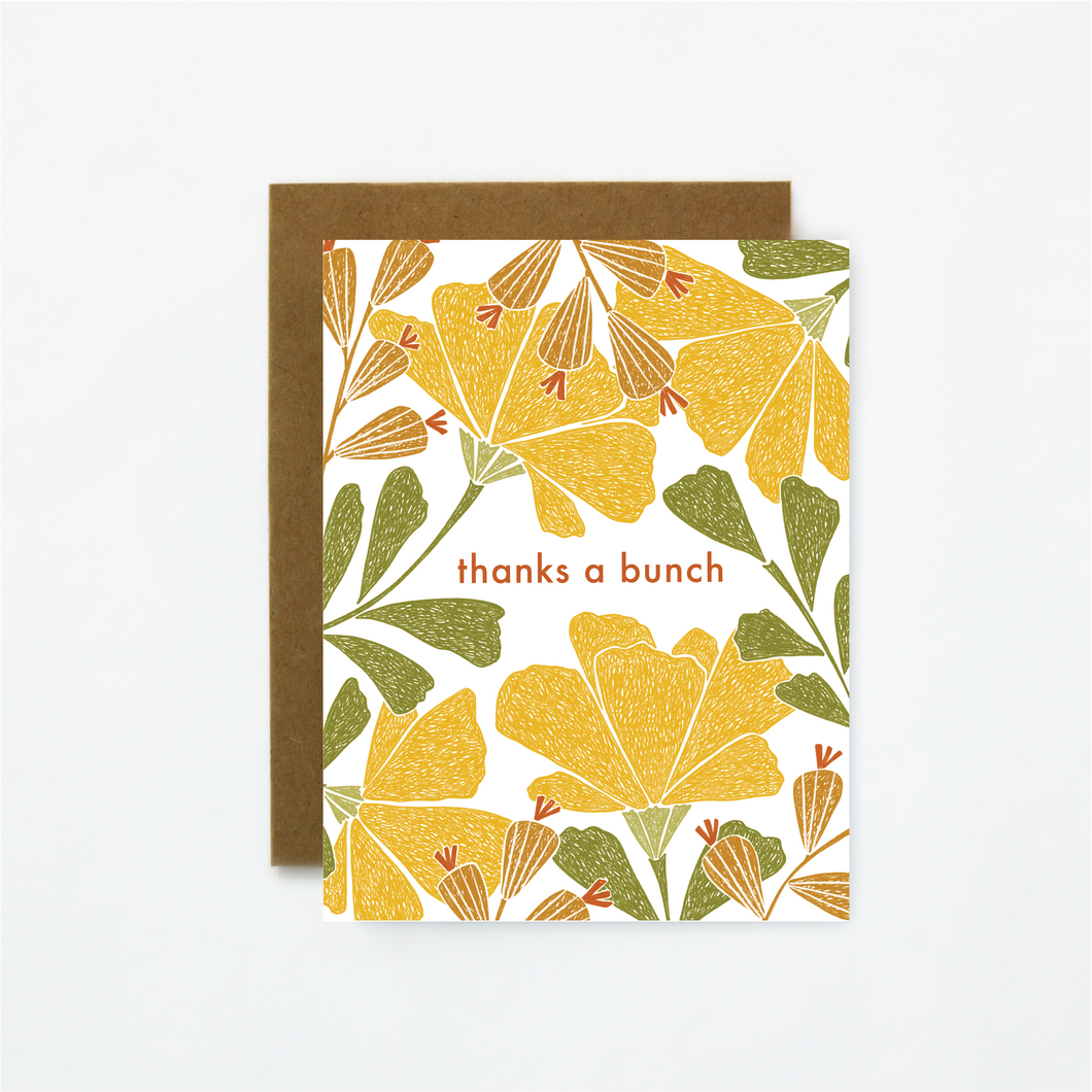 Thanks A Bunch - Thank You Greeting Card