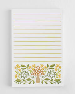 Toadstool Lined Notepad