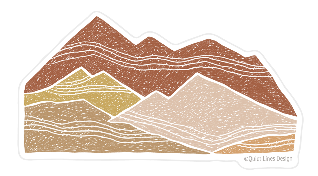 Moving Mountains Sticker