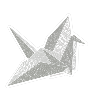 Paper Crane Sticker