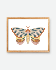 Pathways Moth Print