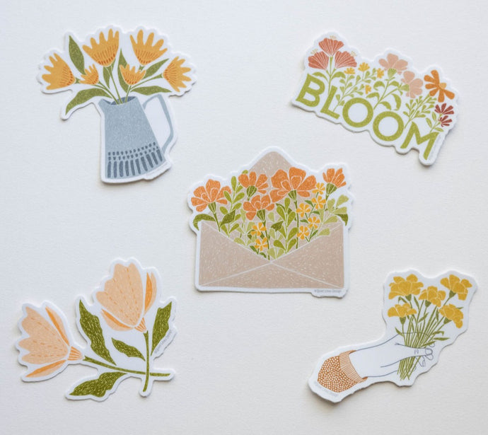 Plant Stickers Bundle-Quiet Lines Design