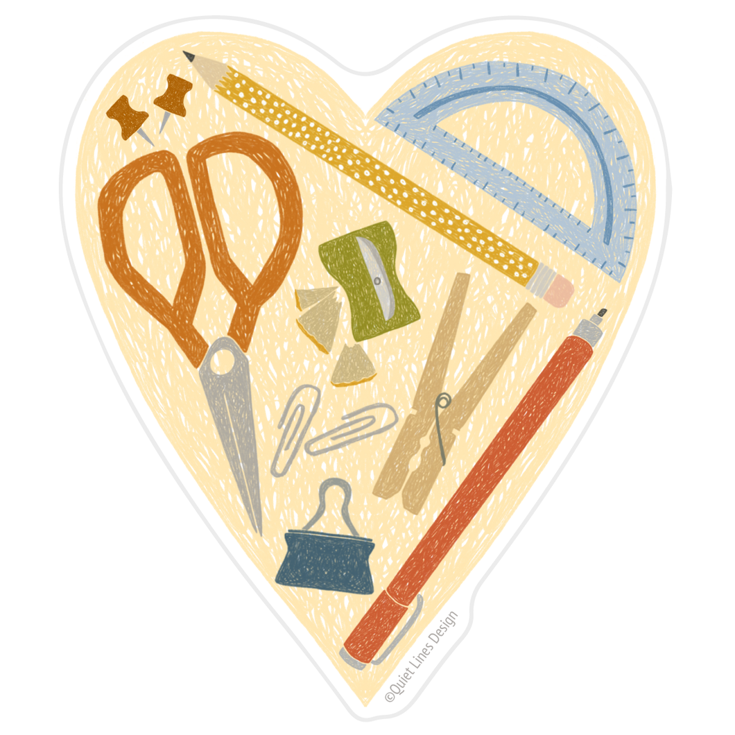 Stationery Lover Sticker